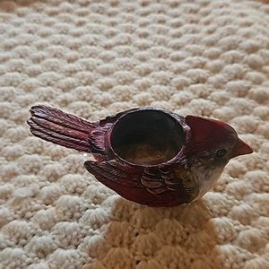 Cardinal Ceramic Tealight Holder